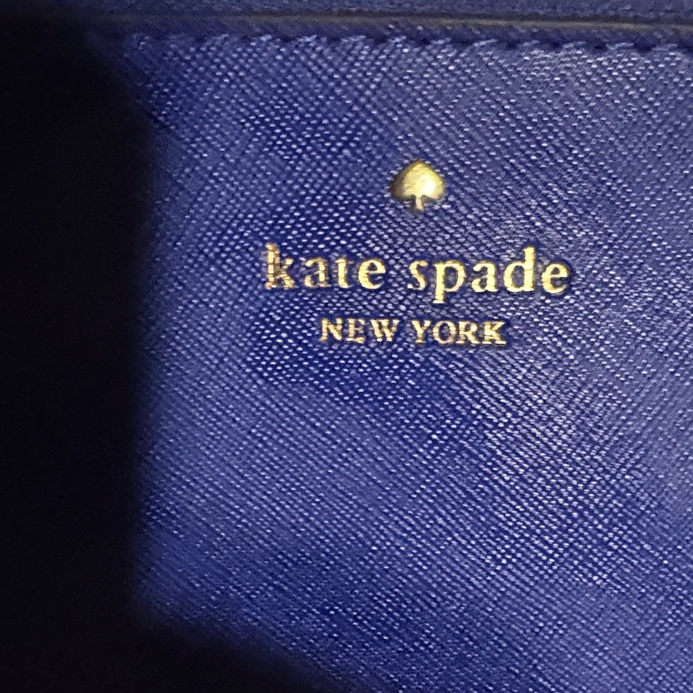 Kate Spade Royal Blue Wristlet - Picture 2 of 8